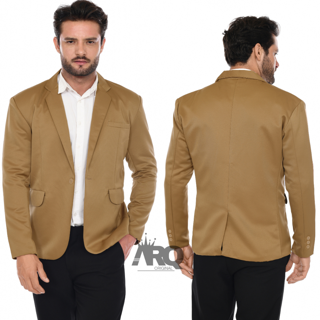 blazer pria casual santai jas  blazer pria casual jas cowo formal casual terlaris 
