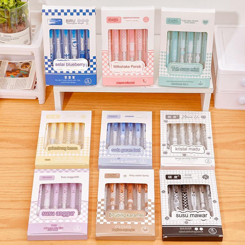 

PULPEN GEL SET ISI 6 / PULPEN MEKANIK