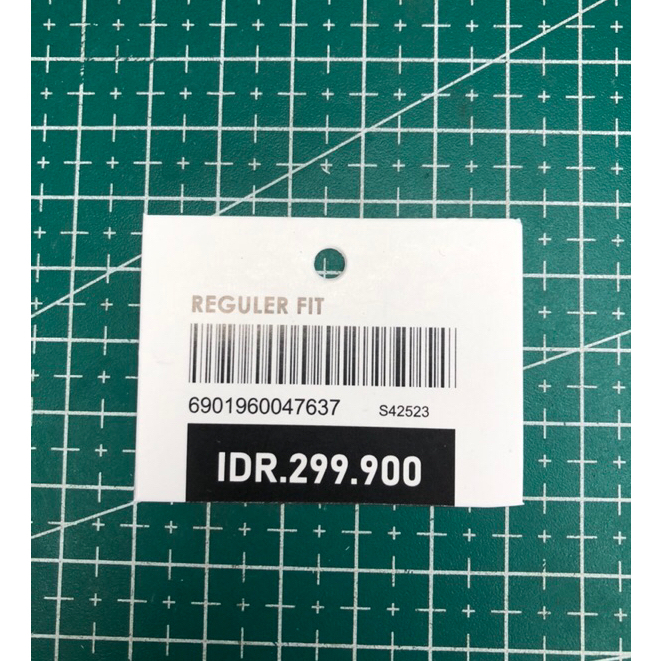 

REGULER FIT TAG HANGTAG SUPER PREMIUM CO 1X DIKIRIM 600PCS