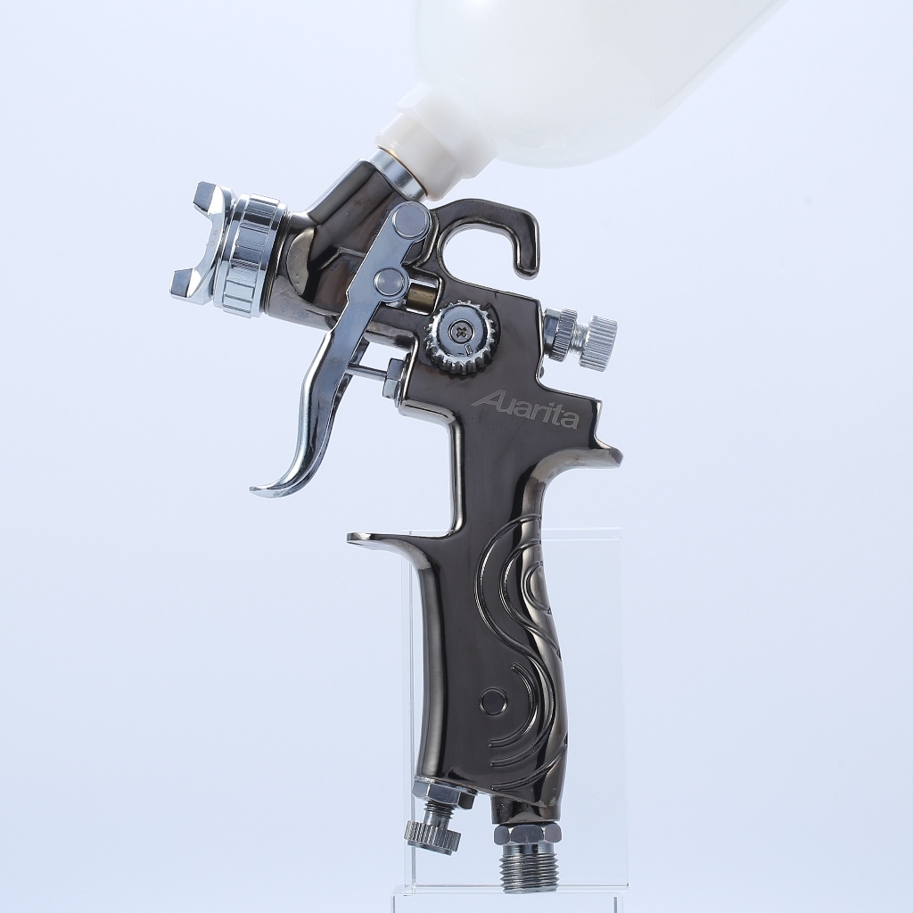 Auarita k350 lvmp car spray gun for paint Kecil Bahan Chrome Permukaan Krom 0.8mm spray paint gun