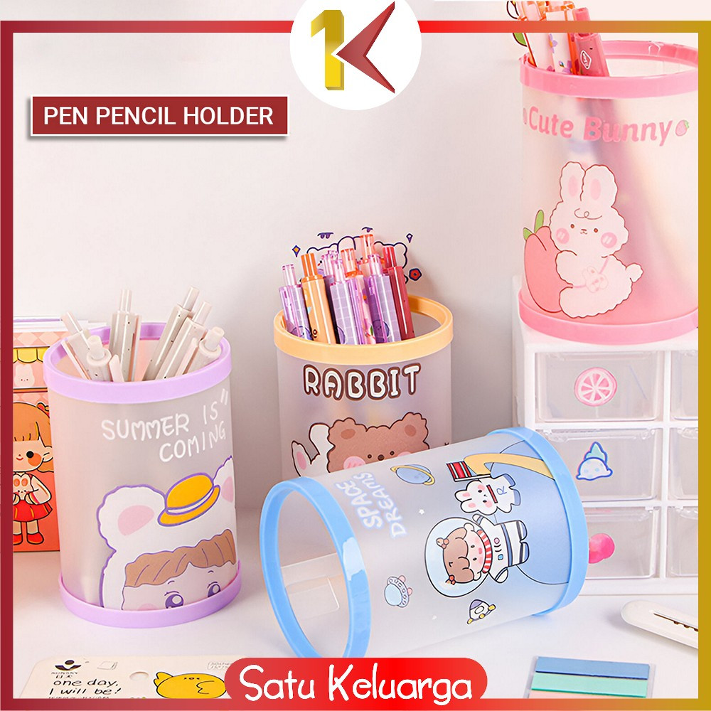 

SK-A84 Tempat Pensil Karakter Meja Lucu / Tempat Kotak Pensil Bulat Karakter Kartun Serbaguna / Pen Pencil Holder Bulat Tabung Lipat / Pencil Case Cartoon