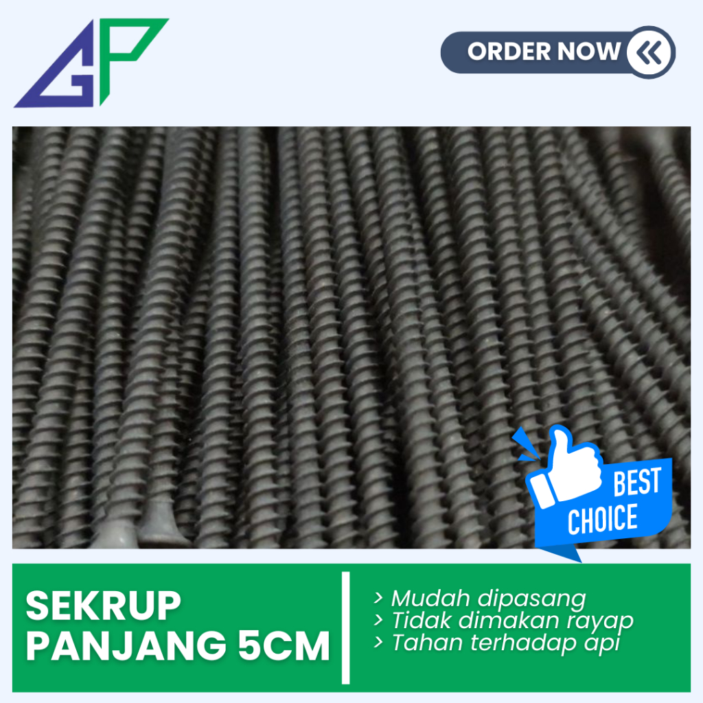 Sekrup Panjang | Paku Beton 5cm