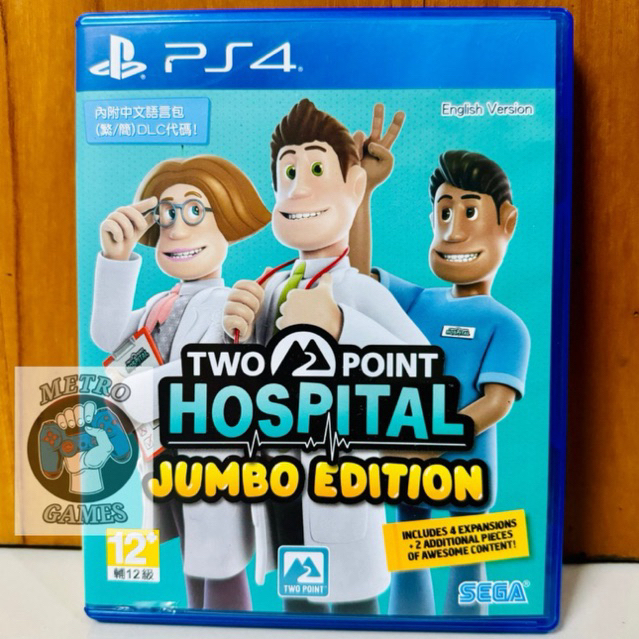 Kaset Ps4 Two Point Hospital Two Point Hospital Ps 4 Playstation CD Kaset Game Games disc fisik asli