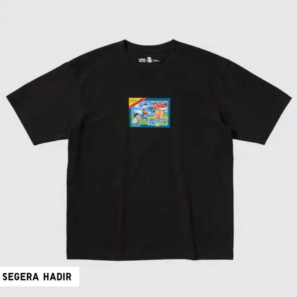 T SHIRT UNIQLO GRAFIS UT KE-40 CAPCOM BLACK | KAOS ANIME OFF 2024 01
