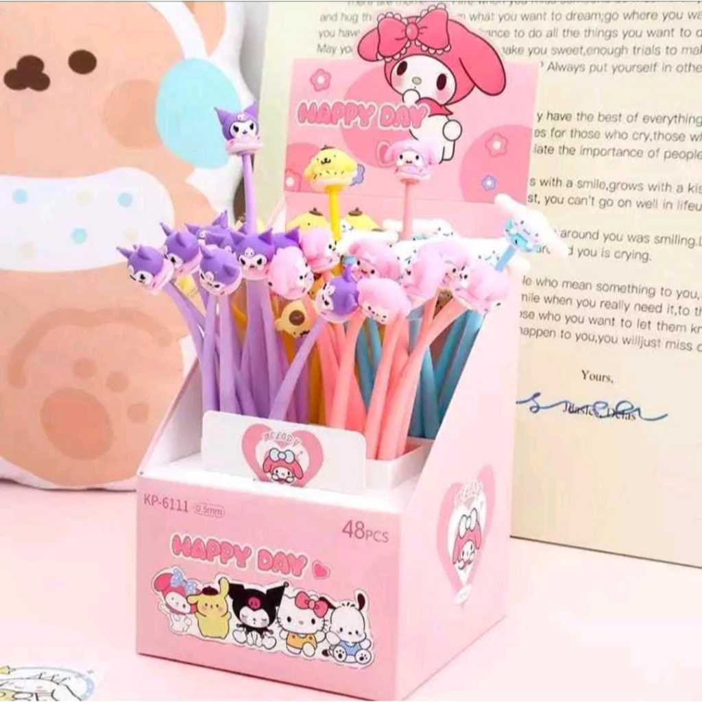 

PULPEN DOODLE HEAD KARAKTER BONEKA SANRIO PULPEN BONEKA BISA GOYANG BOLPEN INUL
