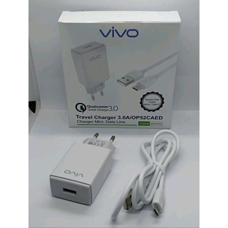 TRAVEL CHARGER CHASAN HP VIVO Y91 Y92 Y12 Y12i CHASAN MICRO USB ORIGINAL