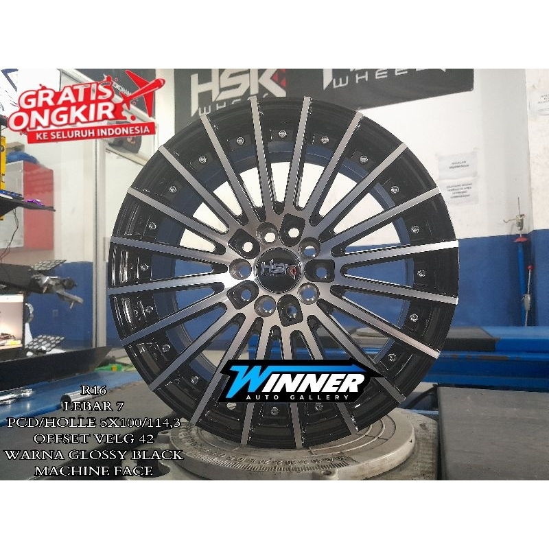 VELG MOBIL RACING RING 16 ERTIGA GRAND MAX LUXIO ALTIS SIENTA BRV