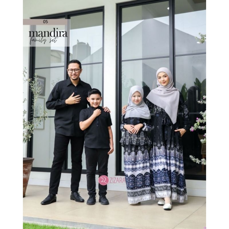 Sarimbit Keluarga Gamis Koko Dress Anak Kids MANDIRA Kode 04 05 by ZIZARA