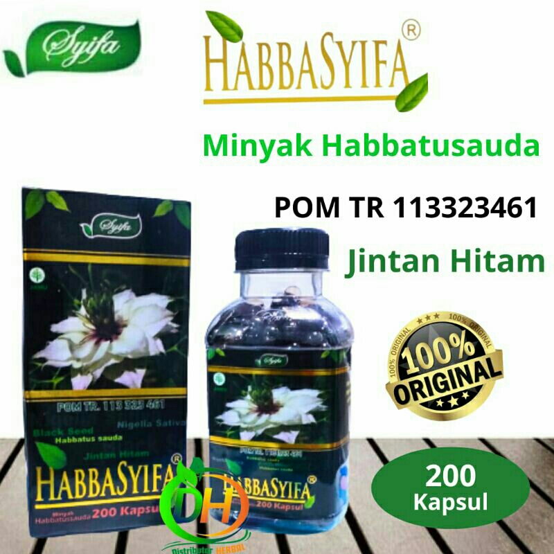 HABBATUSAUDAH MINYAK JINTEN HITAM HABBASYIFA OIL Jinten Hitam 90 Kapsul