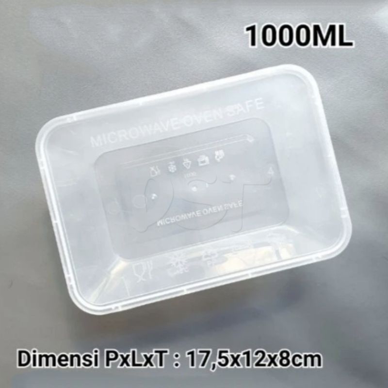 ORE Kotak Makan Sauce Soup Pudding Cup Klip Plastik THINWALL 25ml / 150ml / 300ml / 500ml / 750ml / 