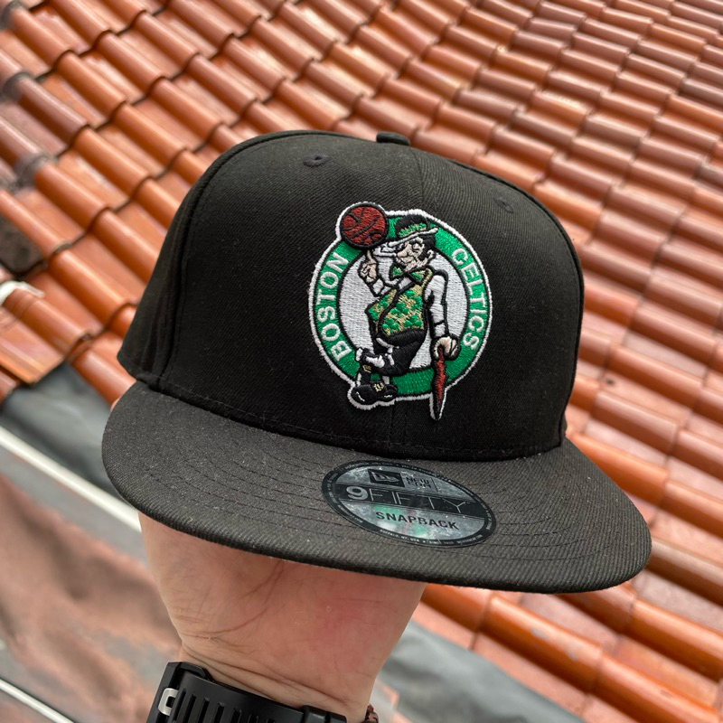 topi snapback new era nba boston celtics second original