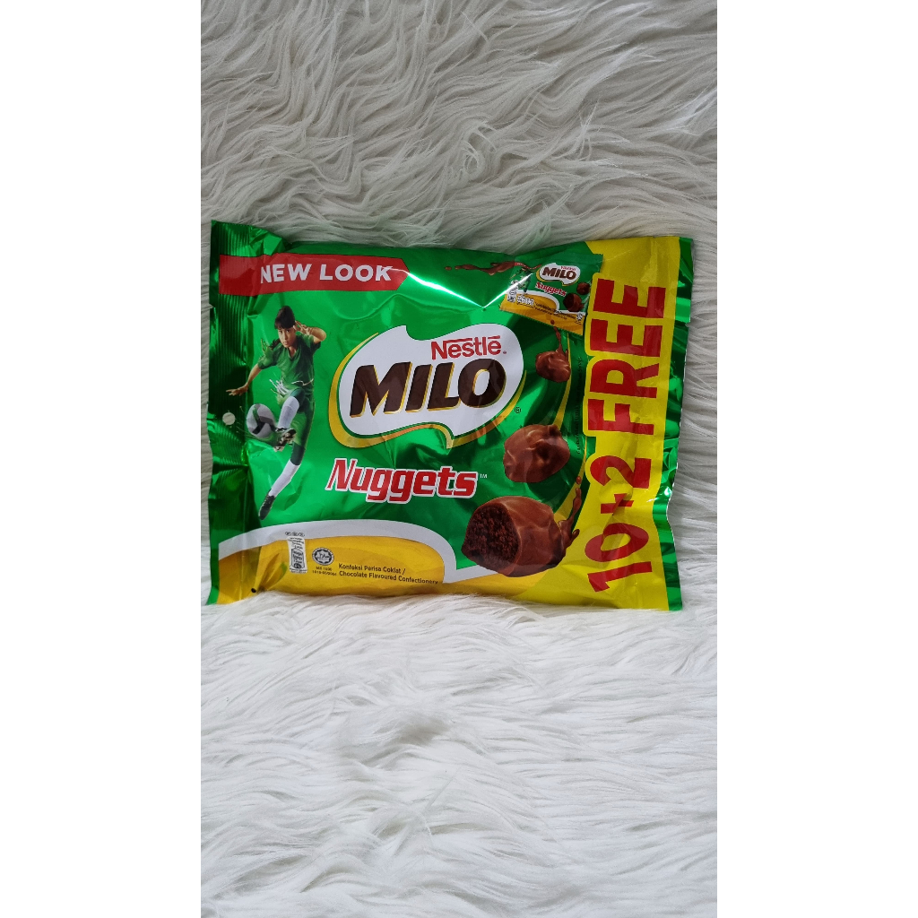 

Nestle Milo Nuggets Chocolate Party Packs 10 free 2 Cokelat Singapore Malaysia Import Choco Cocoa 10 + 2