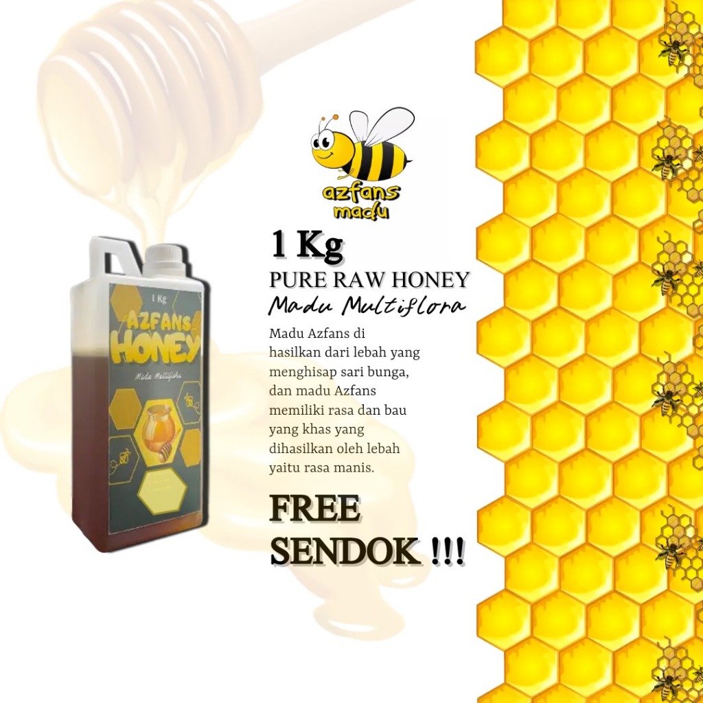 

Madu murni asli multiflora Kemasan 1 kg