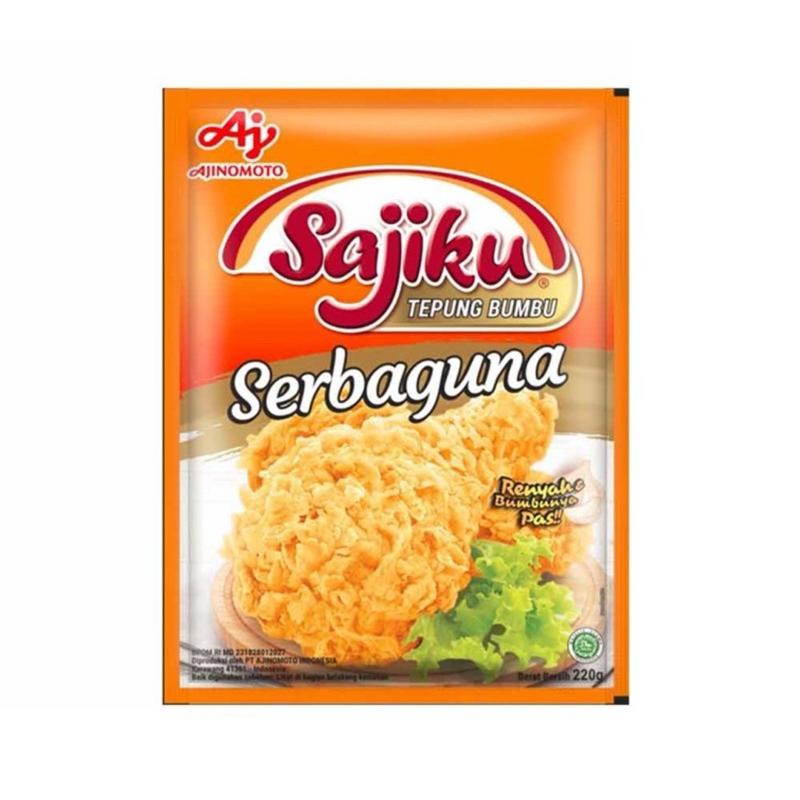 

Sajiku Tepung Bumbu Golden Crispy serbaguna 200 g