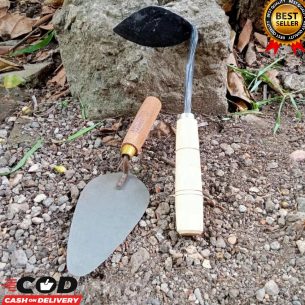 Paket cangkul rumput kecil - cangkul wangkil model miring - cangkul tanah murah serbaguna