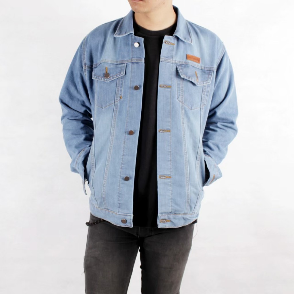 SIXTEEN - Jaket Jeans Scrub Bioblitz Premium Original Flower Country