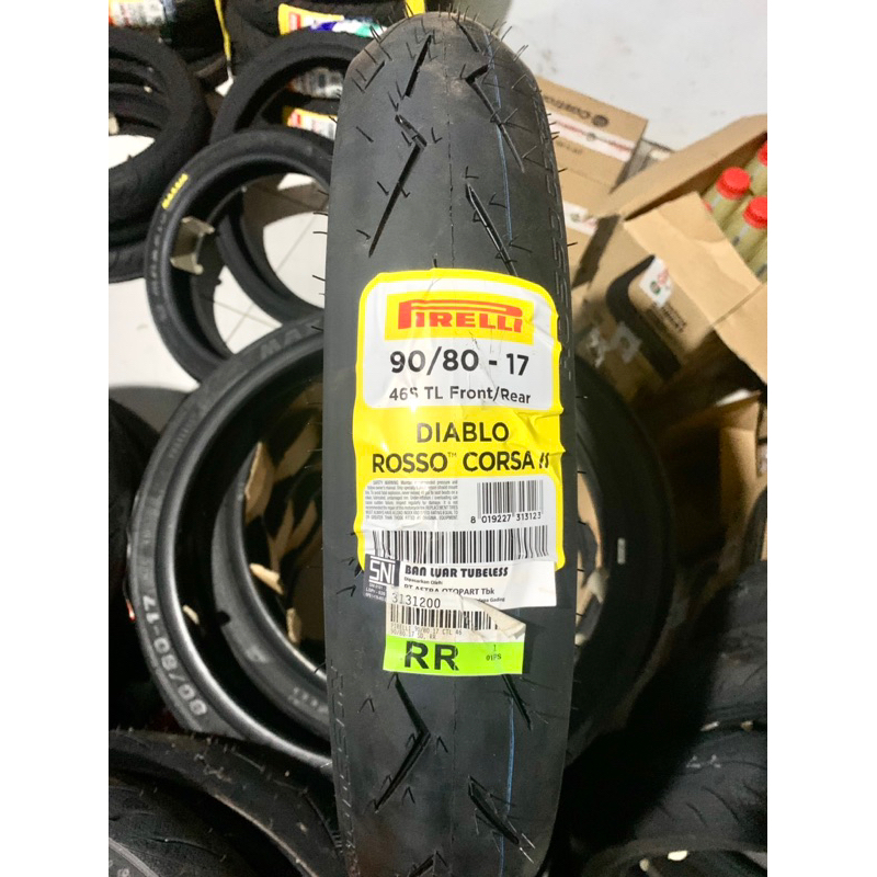 Ban pirelli diablo rosso corsa II 90/80-17 ban race pirelli diablo rosso corsa 2 90 80 17
