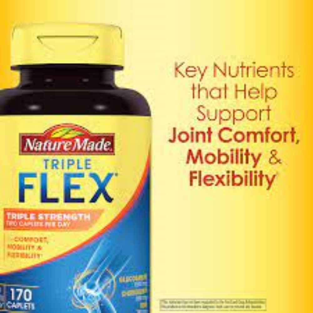 Nature Made TripleFlex Triple Strength, 170 Caplets, Support Strong & Healthy Joint.