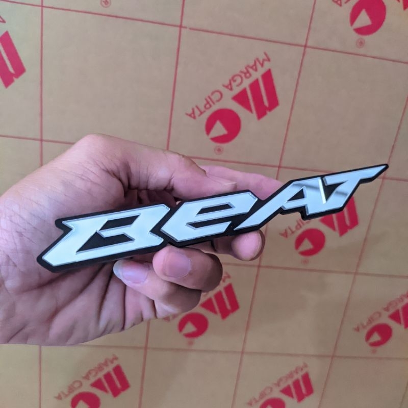 EMBLEM LOGO BEAT AKRILIK 3D | EMBLEM 3D BEAT FI BUKAN STICKER
