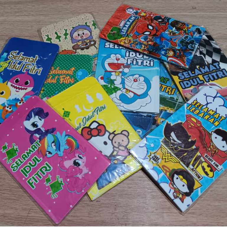 

8pcs Amplop Lebaran Idul Fitri Karakter Lucu