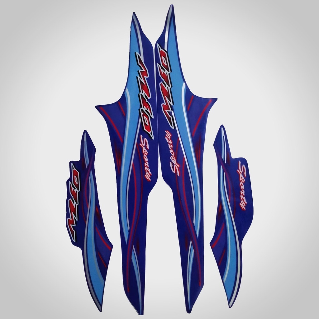 STIKER STRIPING STANDART MIO SPORTY 2005 LIS BODY MIO SPORTY 2005
