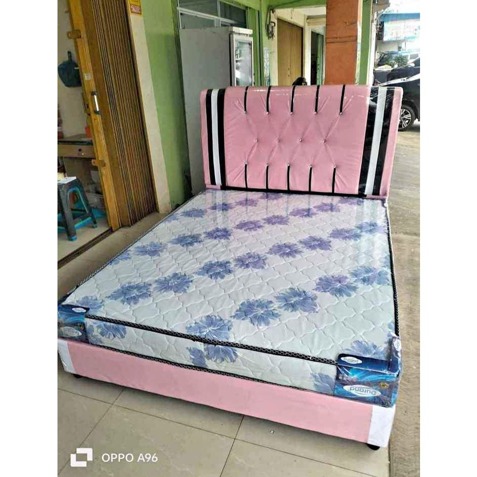 Kasur Busa Queen Komplit Set Kasur Fullset EMpuk Busa Rebounded 5 Kaki 150cm BATAM