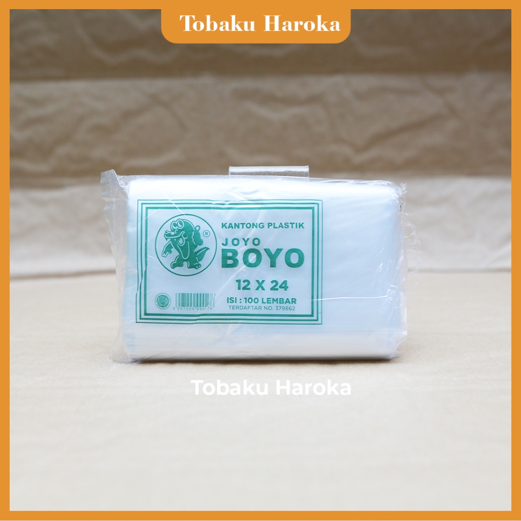 Plastik Boyo HD Hijau 12x24 isi 100