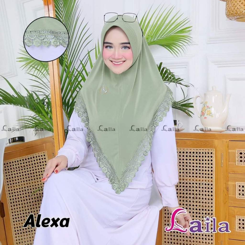 New Arrival / Hijab Renda Alexa Ori Laila Hijab / Hijab Renda Terbaru