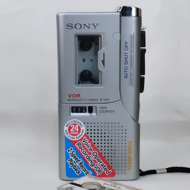 Micro Cassette Corder SONY M-540V Mini Tape Recorder