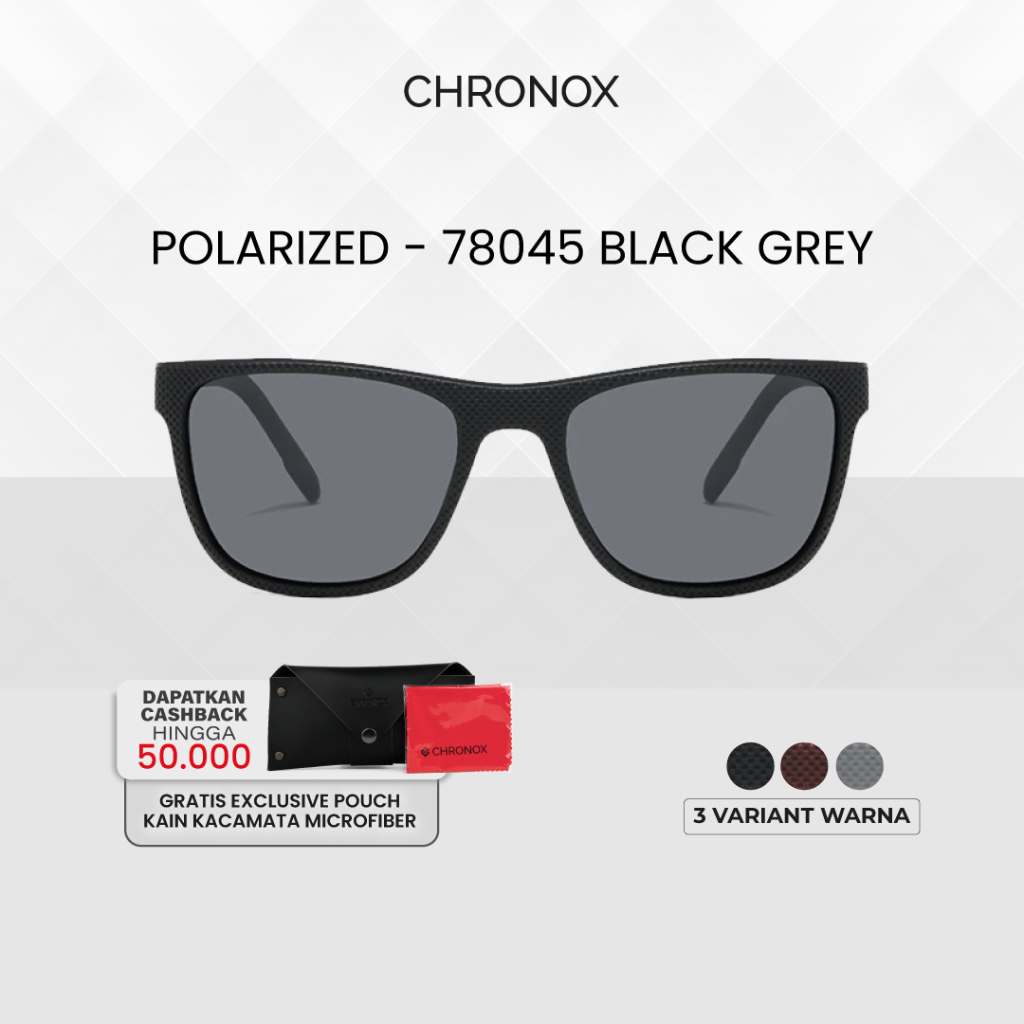 Kacamata Anti Silau TR90 Pria Wanita Original - Chronox Polarized Glasses 78045