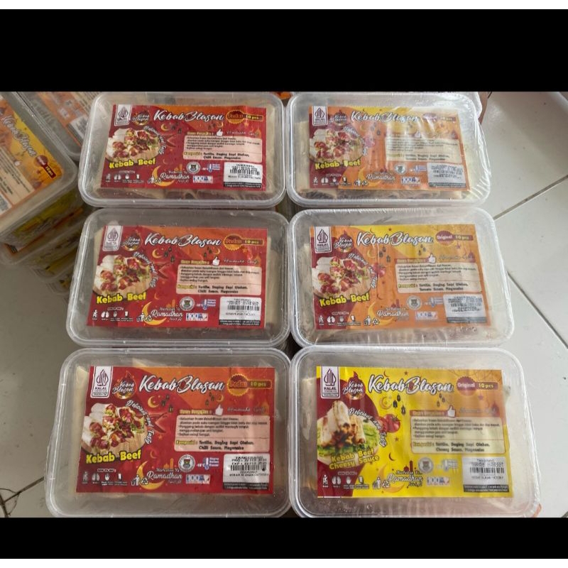 

kebab frozen / original/cheese/pedas