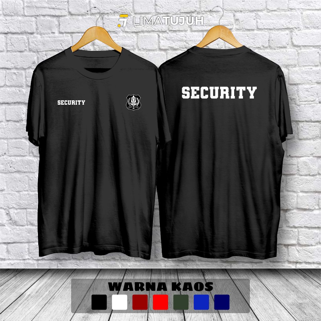 Kaos Security Logo Baju Distro
