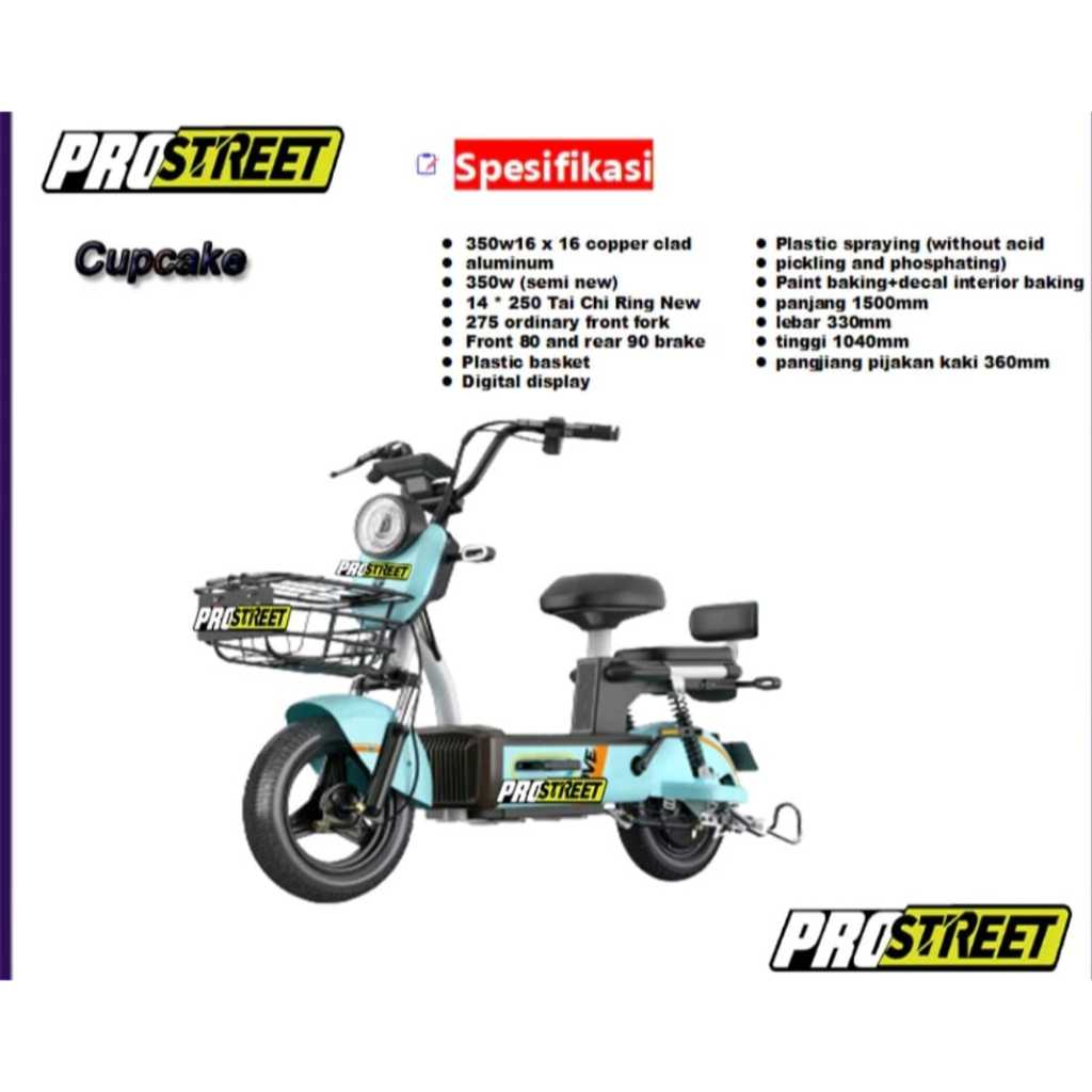 Sepeda Motor Listrik ProStreet Kitkat Garansi Resmi