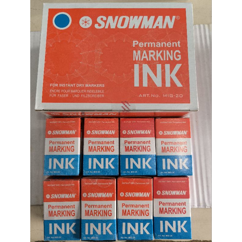 

Isi ulang Tinta spidol Snowman permanent ( tidak bisa dihapus)