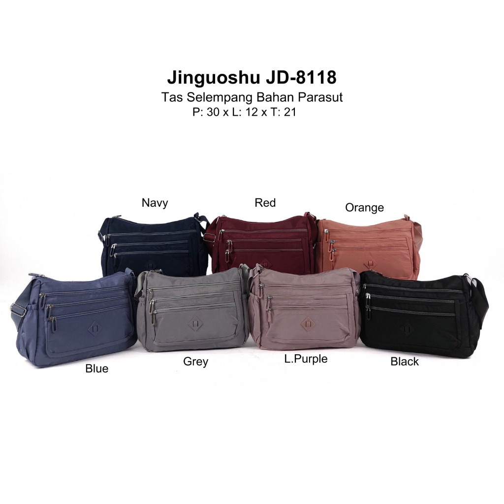 TAS SELEMPANG WANITA | TAS BAHAN PARASUT WANITA #JD 8118