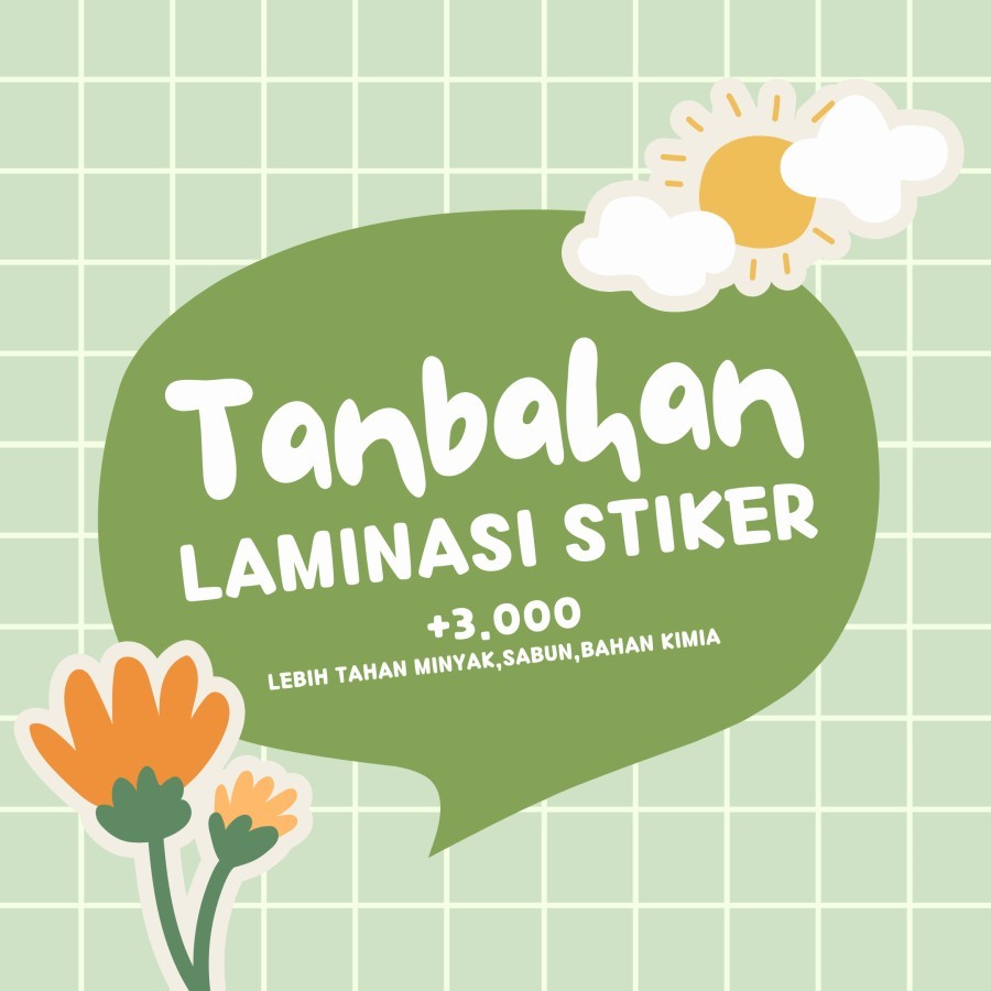 

TAMBAHAN LAPISAN STIKER LABEL NAMA ANAK