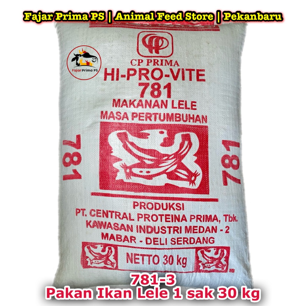 781-3 Pakan Ikan Lele 1 sak 30 kg