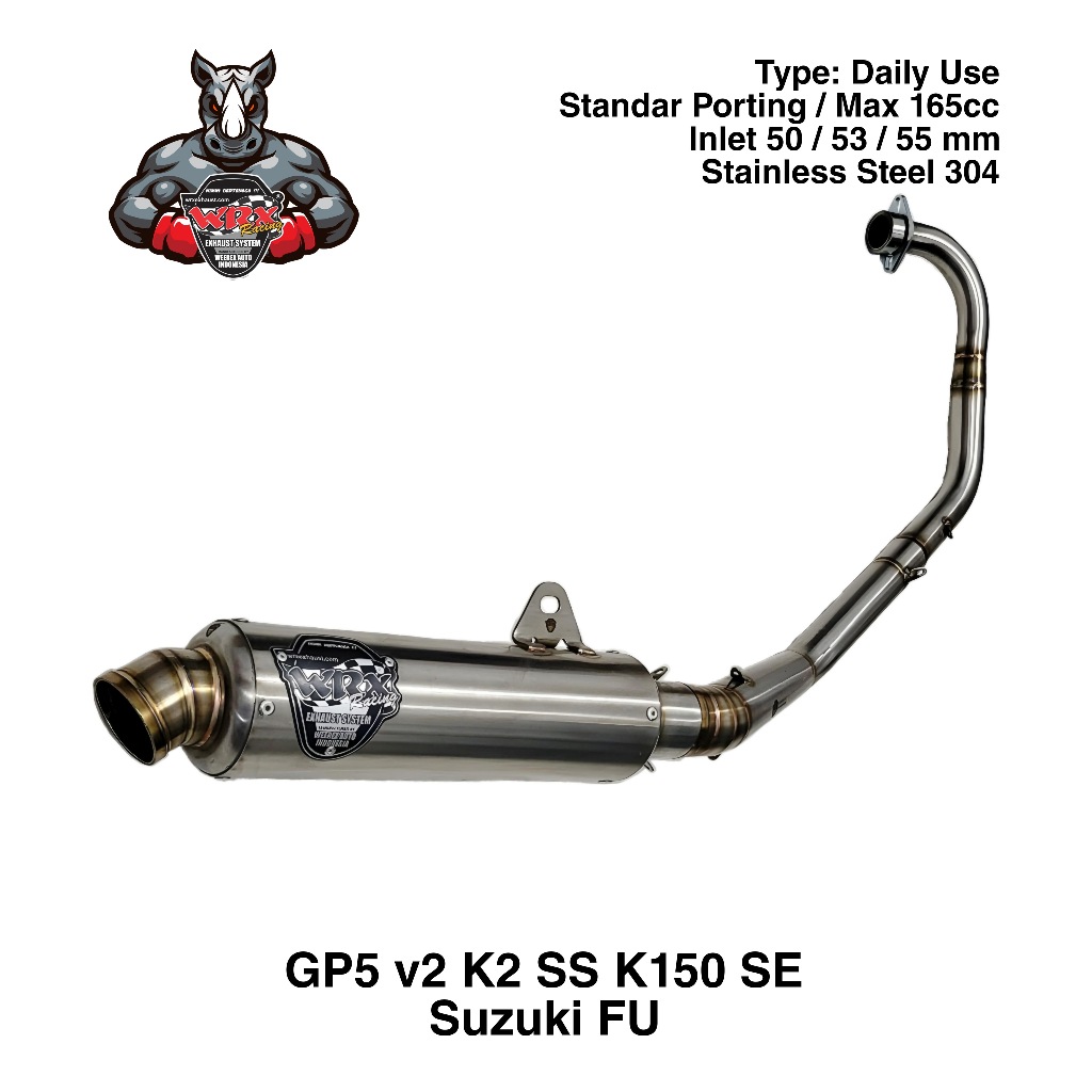 Knalpot WRX GP5 v2 SS K150 SE FU