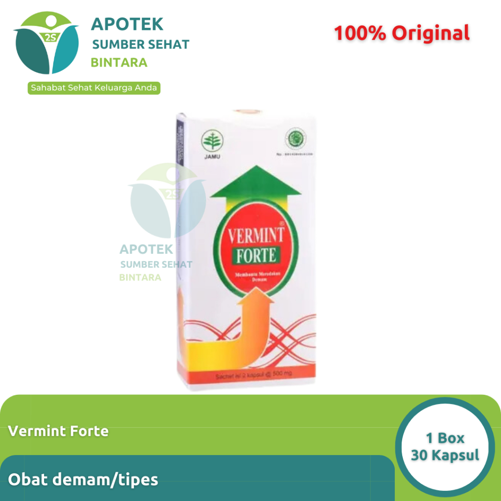 Vermint Forte Kapsul Obat Cacing
