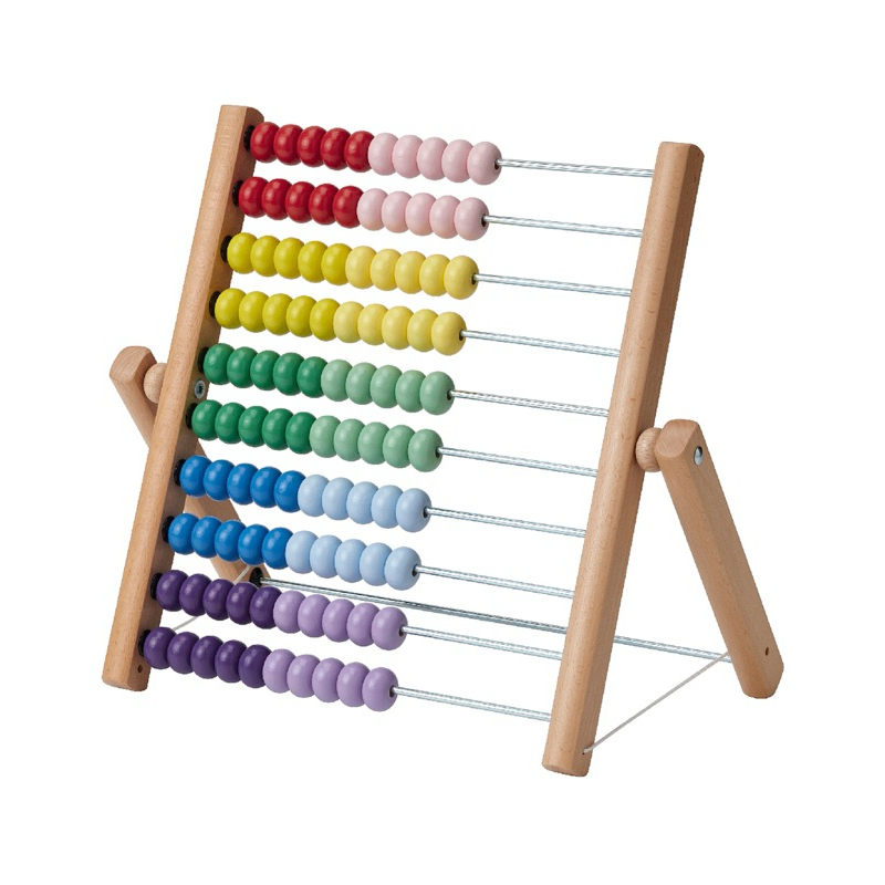 SALE IKEA UNDERHALLA Mainan Jam Kayu Sempoa Ikea