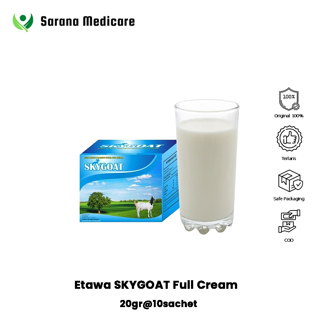 

Susu Kambing Etawa Sky Goat Box Isi 10 | Susu Bubuk Full Cream Original Premium