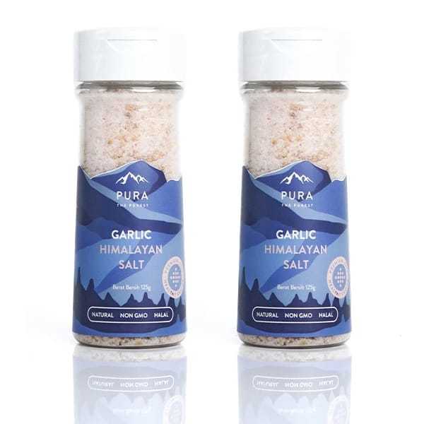 

Pura Himalayan Salt Garlic and Pepper Garam Himalayan Natural 125 gr - OMAHBAYI