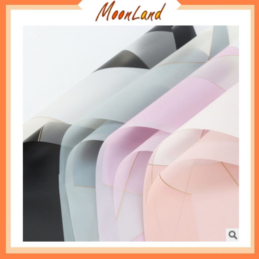 

Flower Wrapping Paper Abstract Kertas Buket Bunga Magnetic Gold Line KB6063