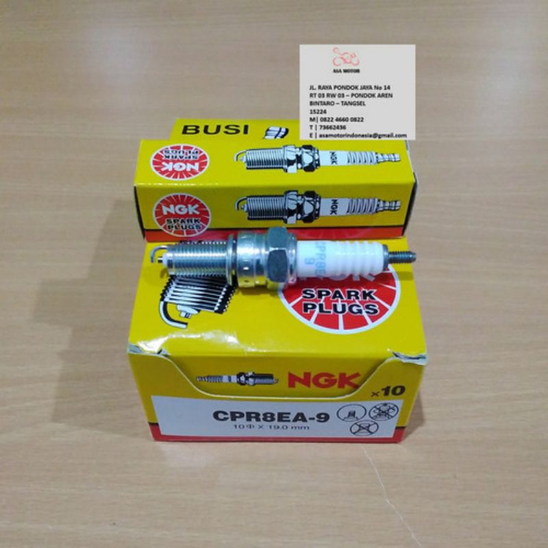 Detail produkFoto Produk BUSI NGK - BUSI BEAT - BUSI HONDA BEAT KARBU CPR6EA9 NGK Honda Beat
BUSI NG