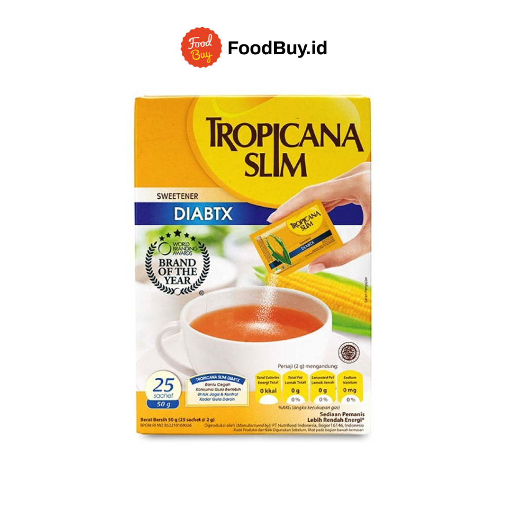 

Tropicana Slim Sweetner Diabtx 25 Sachet