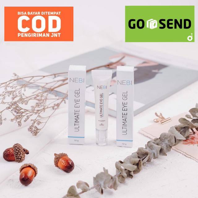 Nebi Ultimate Eye Gel Penghilang Kantung Mata | Penghilang Mata Panda | Gel Menyamarkan Mata Panda |