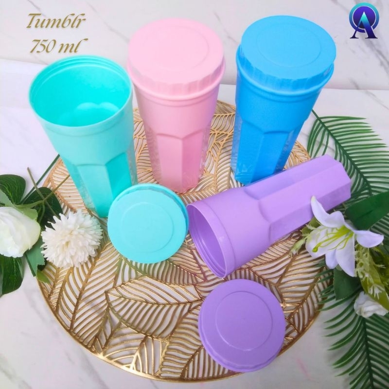 Tumbler | Tumbler Ocean Ulir 750ml | Mug Tutup Putar | Mug Tutup Ocean | Gelas Tutup Ulir | Gelas Tu