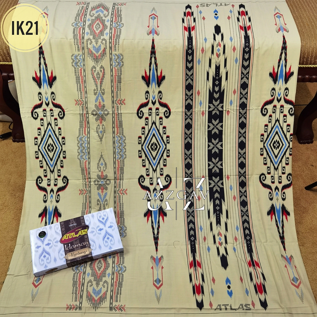 SARUNG ATLAS (CUCI GUDANG) PREMIUM - SPECIAL - SONGKET - JACQUARD - ATLAS PREMIUM 770 , 790 | HITAM 
