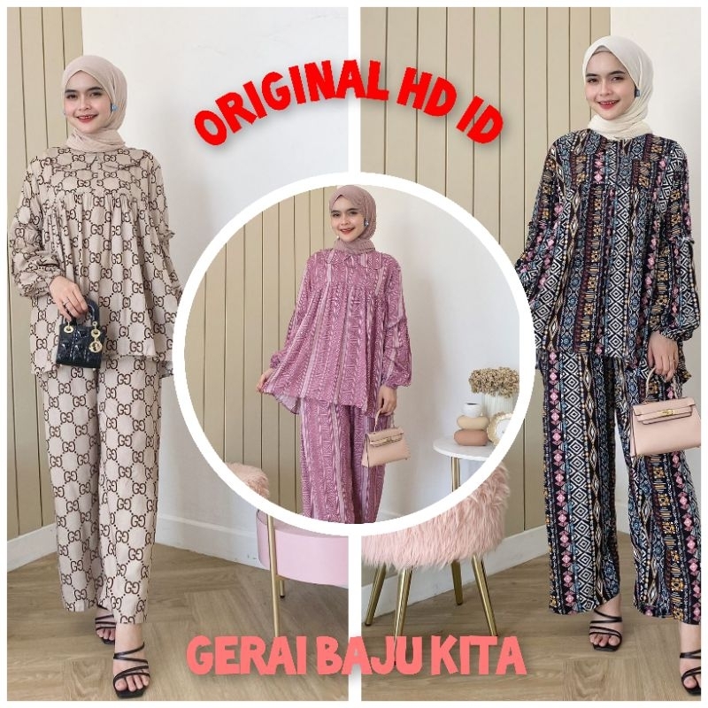 CANDY SET HD ID/SETELAN CELANA PANJANG HD ID/ONE SET HD ID/PAJAMAS SET/PIYAMA SET/BAJU TANGAN PANJAN