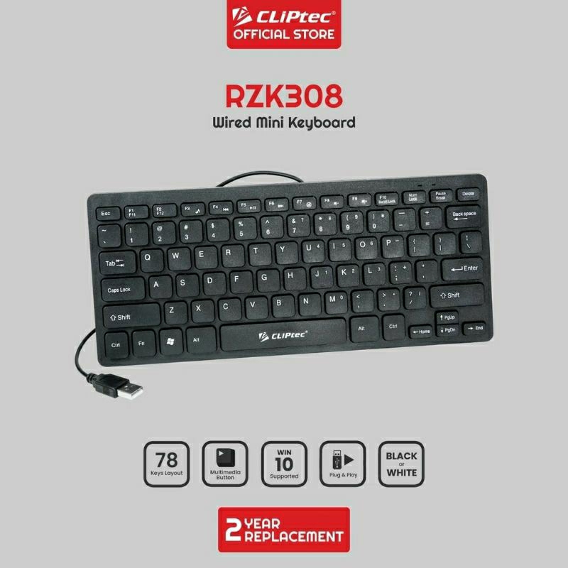 Keyboard Mini USB Robot Mtech Eyota Digigear - Keyboard eksternal  usb